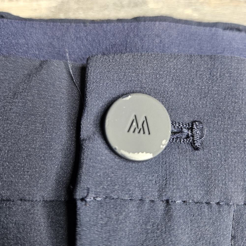 Mizzen + Main Men's Helsman Slim Pants Navy Blue 34x32 - Picture 5 of 9